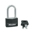 thumbnail image 1 of Master Lock  4 Pin Tumbler Padlock Keyed Diff Black Brass, 1 of 1