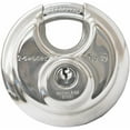 thumbnail image 1 of Master Lock 40KADPF 12 Pack 2-3/4in. Wide Stainless Steel Discus Padlock with Shrouded Shackle, 1 of 2