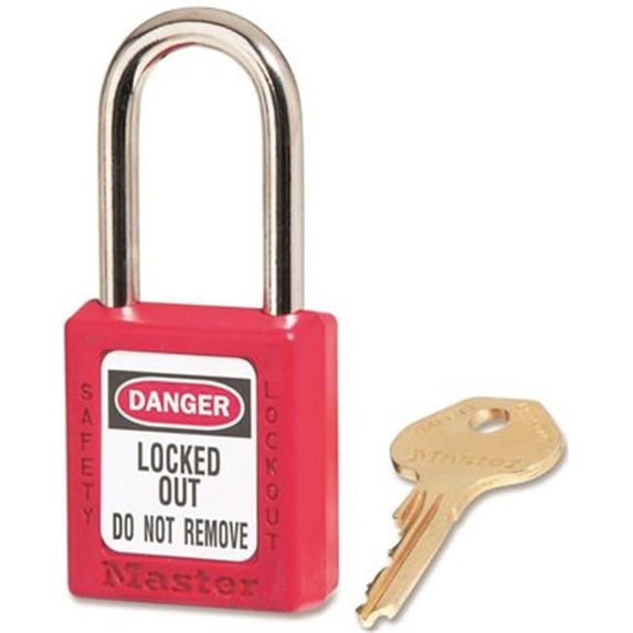 Master Lock 410Red Master Lock 410 Safety Lockout Padlock Red