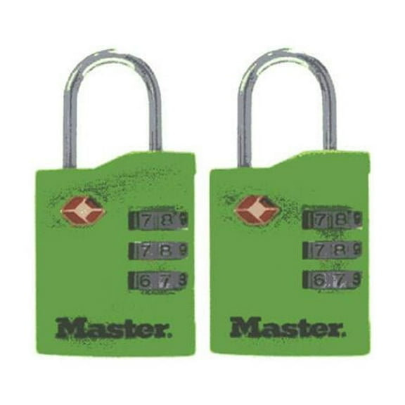 By:Design Master Lock 4684T Luggage Locks Assorted Colors 2 Count