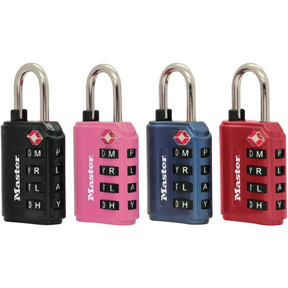 Master Lock 4691DWD TSA Word Luggage Lock