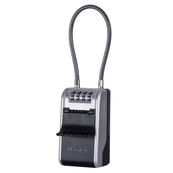 LOCK BOX 4DIGIT MTL BLK (Pack of 1)