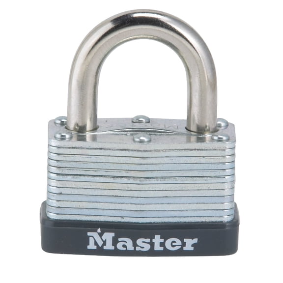 Master Lock Laminated Steel Warded Padlock 500D - Keyed Different - Pack of 40