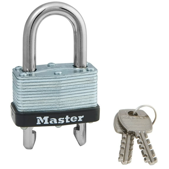 Master Lock 510D 1-3/4 In. Keyed Padlock, Warded Steel, - Quantity 1