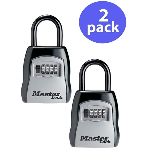 Master Lock 5400D Select Access Key Storage Box with Set-Your-Own Combination Lock, 2-Pack