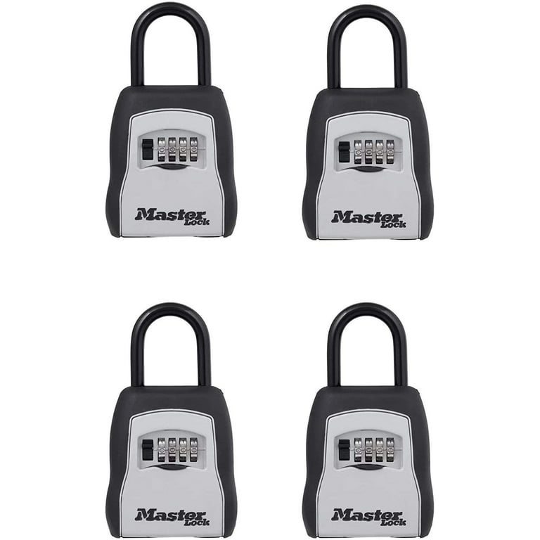 Master Lock 5400D Set Your Own Combination Portable Lock Box, 5 Key Capacity, Black