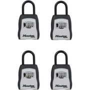 Master Lock 5400D Set Your Own Combination Portable Lock Box, 5 Key Capacity, Black 4 Pack,Portable