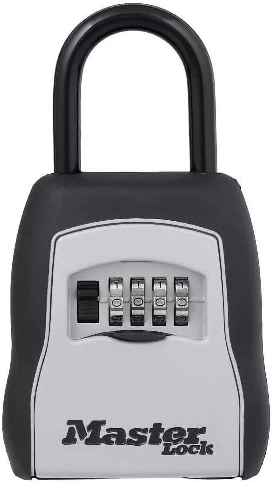 Master Lock 5400D Set Your Own Combination Portable Lock Box, 5 Key