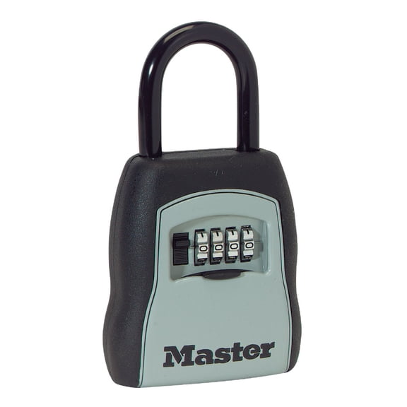 Master Lock 5400D Set Your Own Combination Portable Lock Box, 5 Key Capacity, Black (Pack of 2)