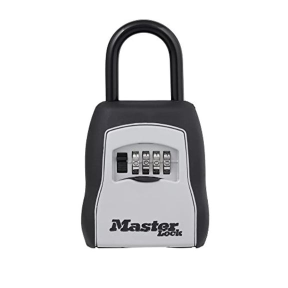 Master Lock 5400D Set Your Own Combination Portable Lock Box, 5 Key Capacity, Black