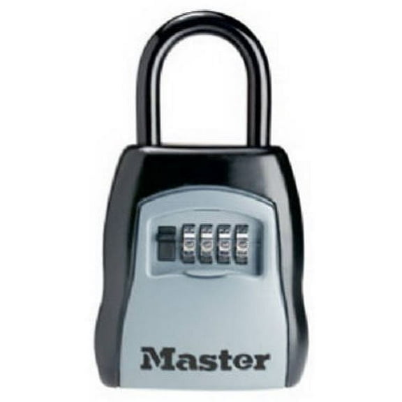 Master Lock 5400D Set Your Own Combination Portable Lock Box, 5 Key Capacity, Black