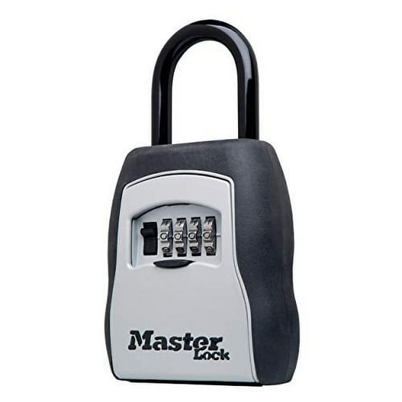 Master Lock 5400D Set Your Own Combination Portable Lock Box, 5 Key Capacity, Black