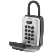 Master Lock Portable Push Button Lock Box 5422D - Combination Lock, Durable - Black   Home & Garage Storage, Stackable Design