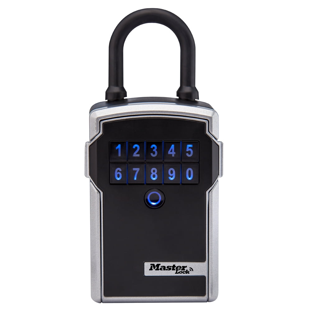 Master Lock Silver Metal Bluetooth Smart-Enabled Lock Box