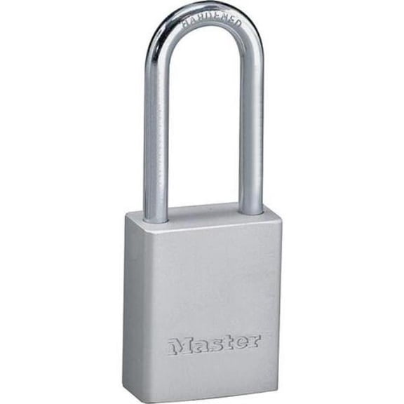 Master Lock 1-1/2" Solid Steel Long Shackle Padlock