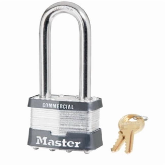 Master Lock 5KALJ-A214 2 in. Laminated Padlock With 2.5 in. Long Shackle