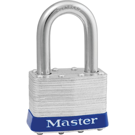 Master Lock 5UPLF 1-1/2" Shackle Universal Pin Long Shank Padlock Residential Use, Standard Application