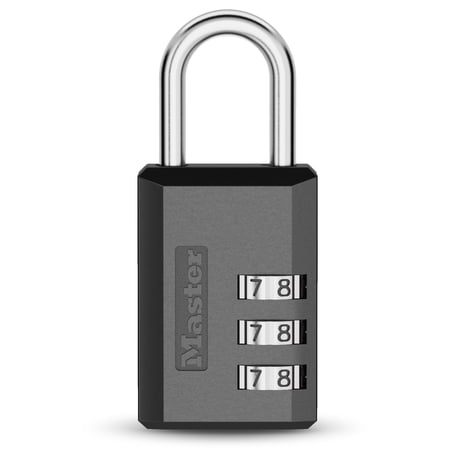 Master Lock School Locker 3 Dial Resettable Combination Padlock