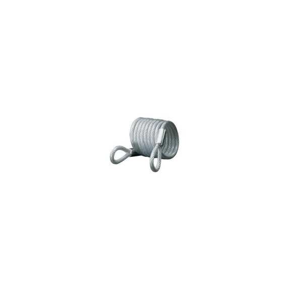 Master Lock 65-D 6-Ft. Self-Coiling 6mm Coated Padlock Cable - Quantity 2