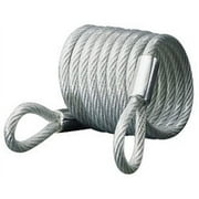 Master Lock 1/4 in. D X 72 in. L Vinyl Coated Steel Coiled Cable