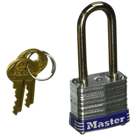 Master Lock 7LF Padlock Keyed Different, 1 1/2' Shackle