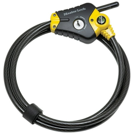 Master Lock Python 6-ft. x 10mm Adjustable Keyed Cable Lock, 8413DPF