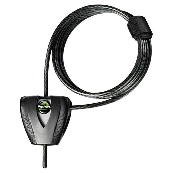 Master Lock Python Adjustable Keyed Cable Lock, 6 ft. Long, Steel, Black