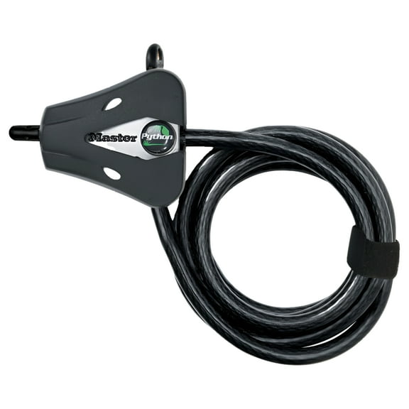 Master Lock Python Bike Lock Cable with Key, 1 Pack, 8418D