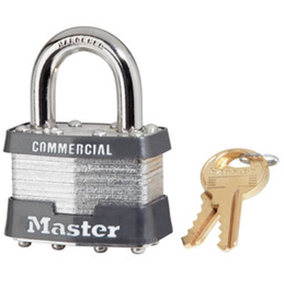Master Lock Do it 4-Pin Aluminum Keyed Padlock - Pack of 6 Residential Use, Standard Application
