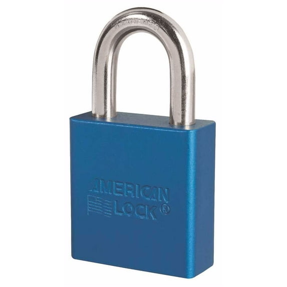 Master Lock A1205BLU 1-3/4 In., Aluminum Body, Blue, Kd