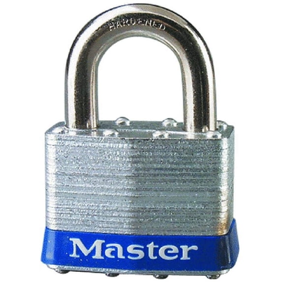 Master Lock A201 2 In. W. 4-Pin Tumbler Keyed Alike Padlock 5KA A201