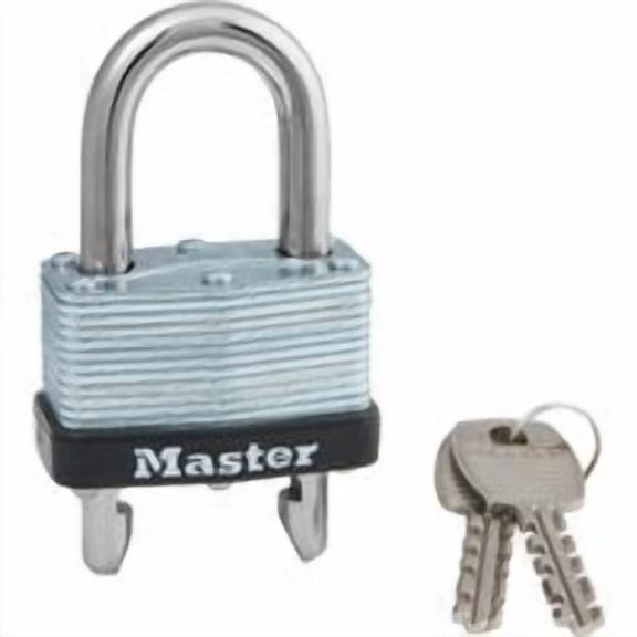 Master Lock Adjustable Shackle Warded Keyed Padlock - Pack of 8 Wholesale Bulk Pack