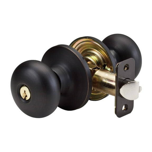 Master Lock Aged Bronze Finished Keyed Entry Alike Door Lockset Knob
