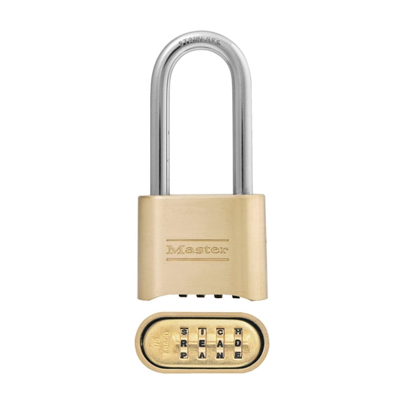 Master Lock Alpha Long Shackle Combination Padlock - Pack of 24