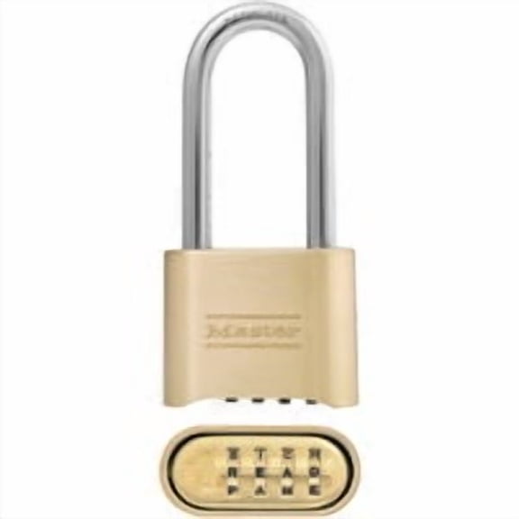 Master Lock Alpha Long Shackle Combination Padlock - Pack of 6 Case Quantity Pack