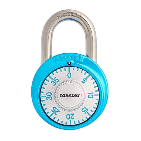 Master Lock School Locker 3 Digit Combination Lock, Color Variety