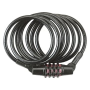 Master Lock Cable Lock, Standard Combination Bike Lock, 4 ft. Long, Black, 8143D