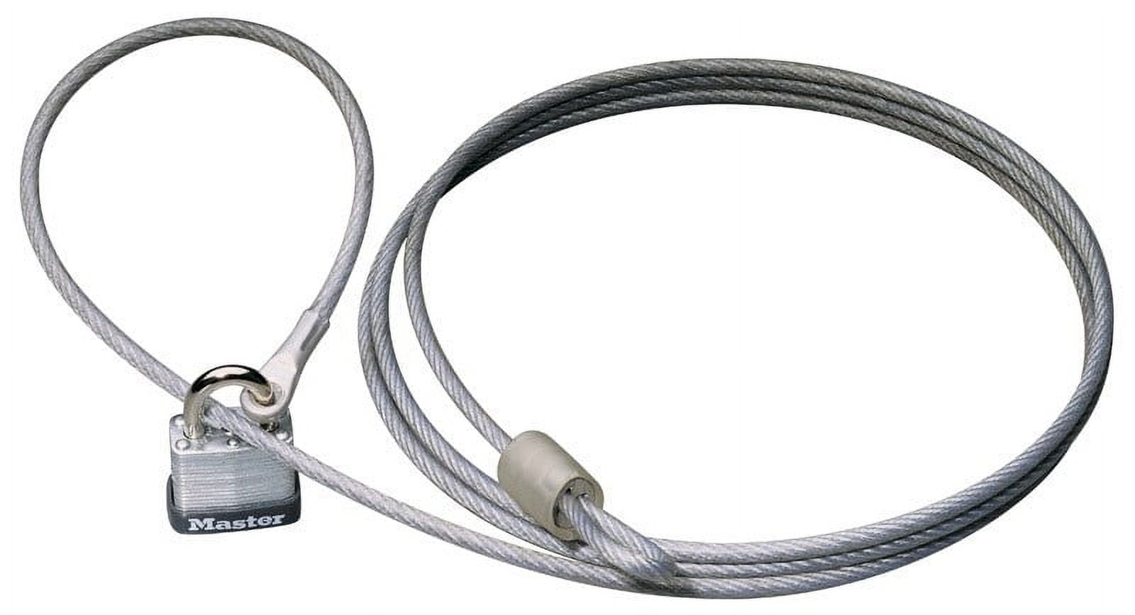 Master Lock Car Cover Cable & Lock Locking 7ft. L