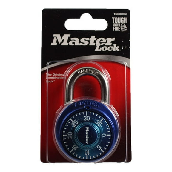 Master Lock Combination Lock (Assorted Colors) 1 each (Pack of 3)