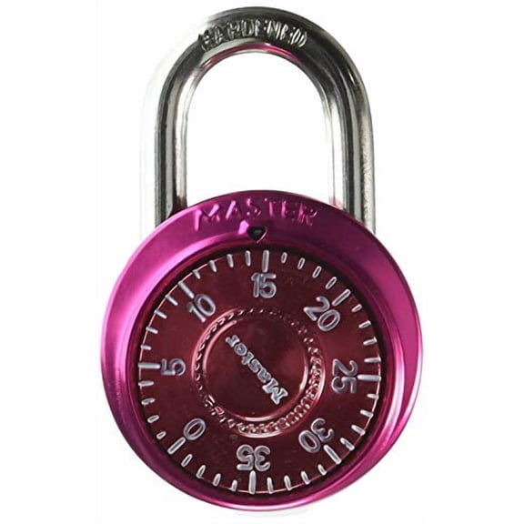 Master Lock Combination Lock (Assorted Colors) 1 each (Pack of 4)