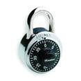 thumbnail image 1 of Master Lock Combination Padlock, Front, Black/Silver 1525EZRC, 1 of 1