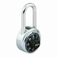 thumbnail image 1 of Master Lock Combination Padlock, Front, Black/Silver 1525LF, 1 of 1