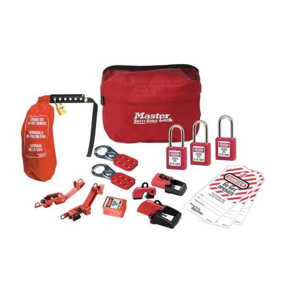 Master Lock Compact Safety Lockout Pouch, Electrical S1010E410KAPRE