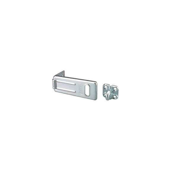 Master Lock Company 703D Hasp, 3-1/2 in L, 1-1/4 in W, Steel, Zinc, 11/32 in Dia Shackle
