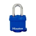 thumbnail image 1 of Master Lock 312D Laminated Steel Padlock with Blue Weather Resistant Shell, 1 of 7