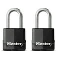 thumbnail image 1 of Master Lock Covered Laminated Steel 48 mm Padlock with Key, 38 mm (1-1/2 in) Shackle, 2 Pack, 1 of 10