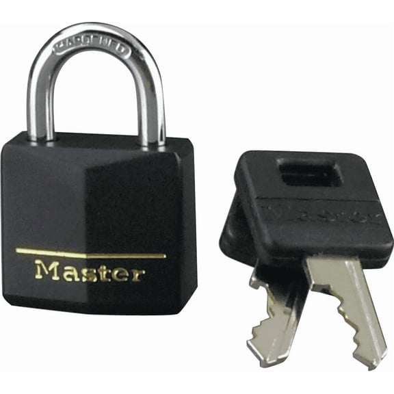Master Lock Covered Solid Body Keyed Padlock - Pack of 6 Residential Use, Standard Application