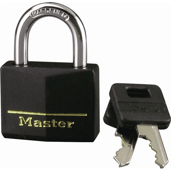 Master Lock Covered Solid Body Keyed Padlock - Pack of 6 Residential Use, Standard Application