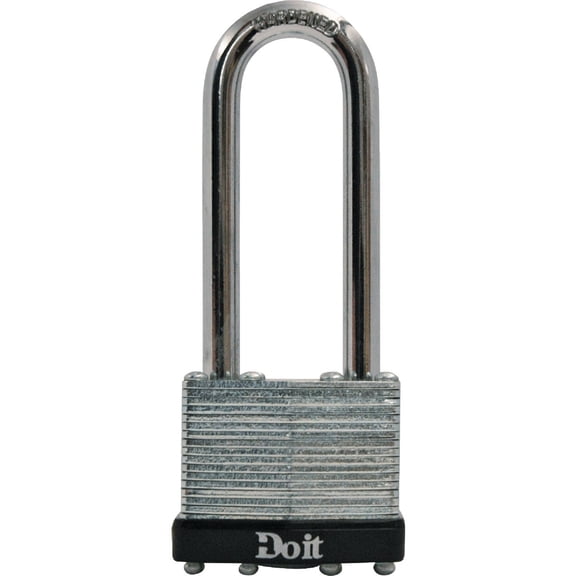 Master Lock Do it 1-1/2 In. Laminated Steel Keyed Padlock With 2 In. Shackle Clearance - Pack of 18
