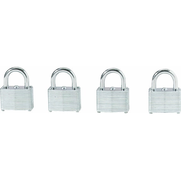 Master Lock Do it 1-1/2 In. W. Warded Steel Padlock - Pack of 18 Residential Use, Standard Application